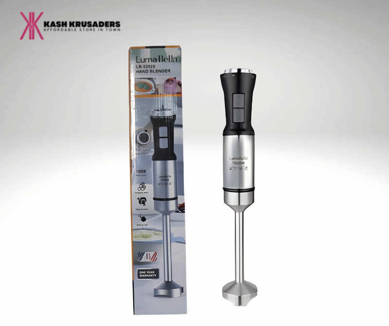 LB-52020 Hand Blender – 1500W, Stainless Steel
